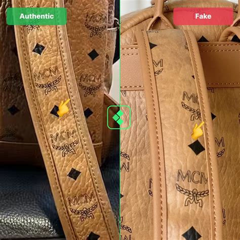 fake vs real mcm bag|mcm knockoff handbags.